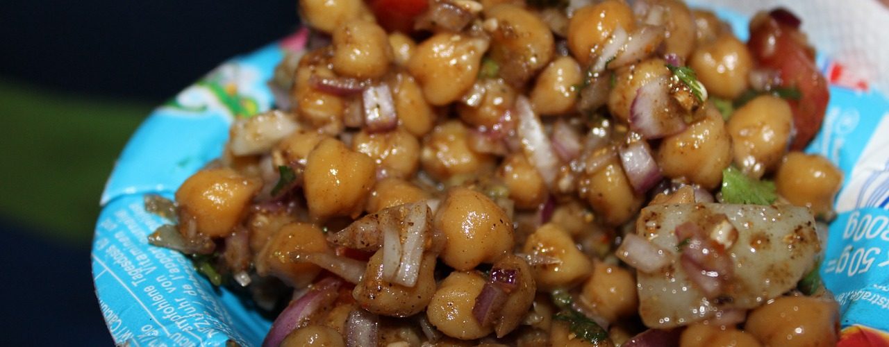 Aloo Chana Chaat healthy snack for kids and adults